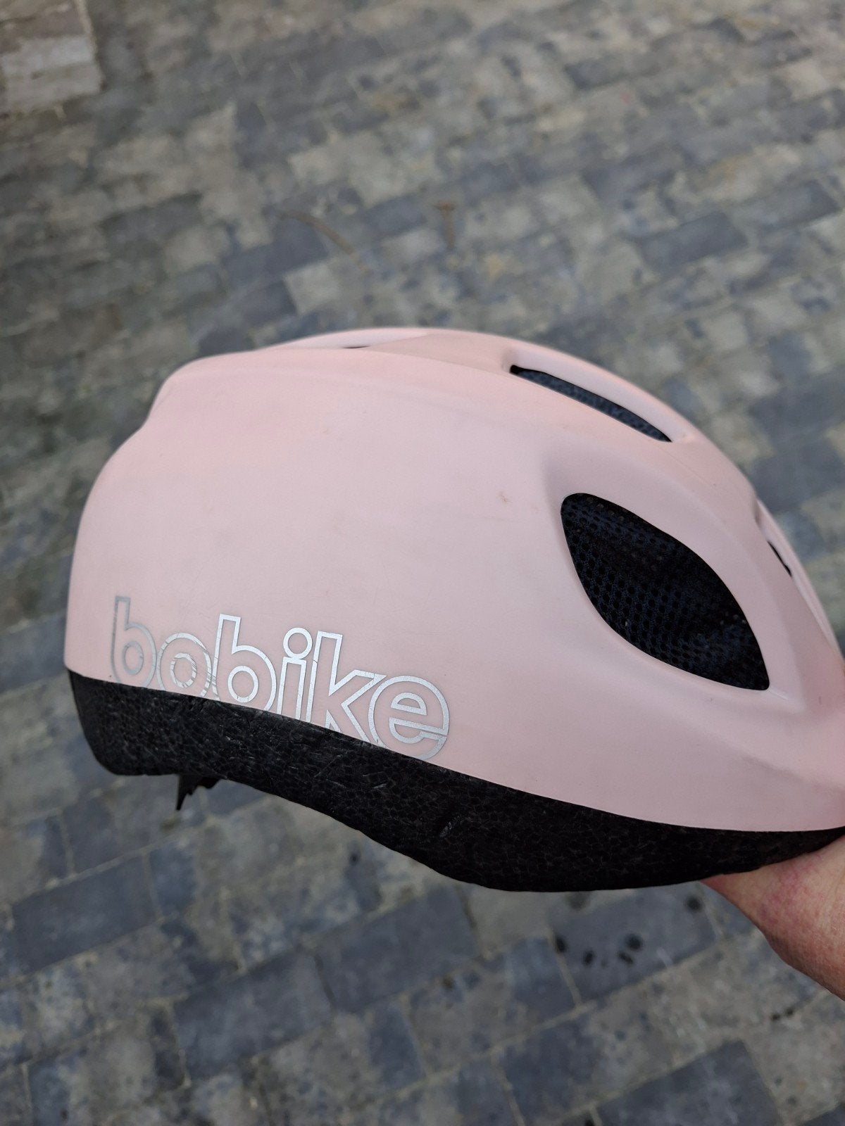 Bobike fiets helm roze, maat s, Ophalen of Verzenden, Zo goed als nieuw