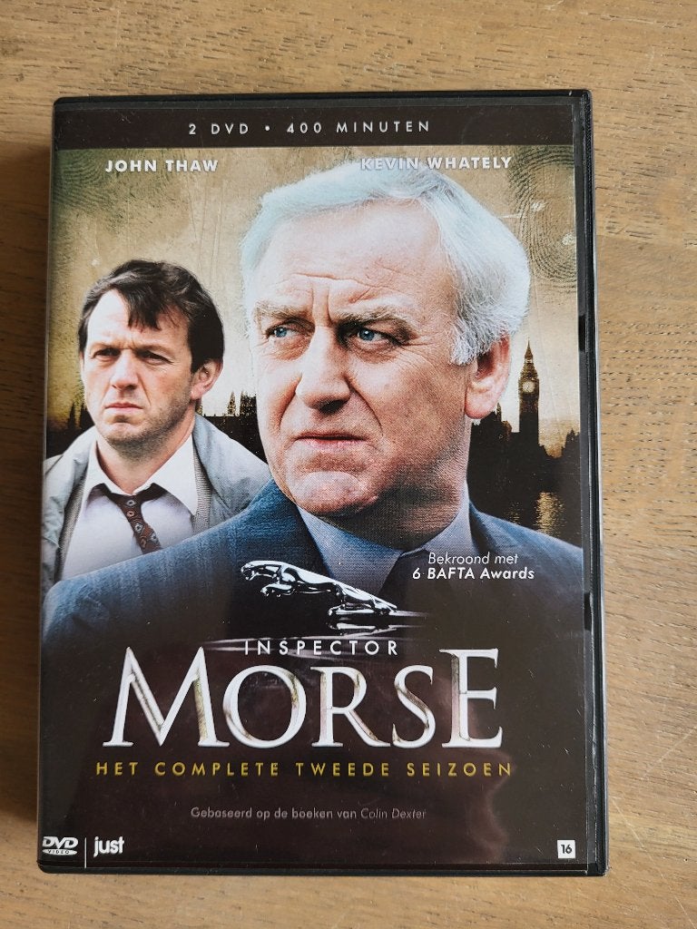 DVD Inspector Morse seizoen 2 BBC, Alle leeftijden, Ophalen of Verzenden, Zo goed als nieuw