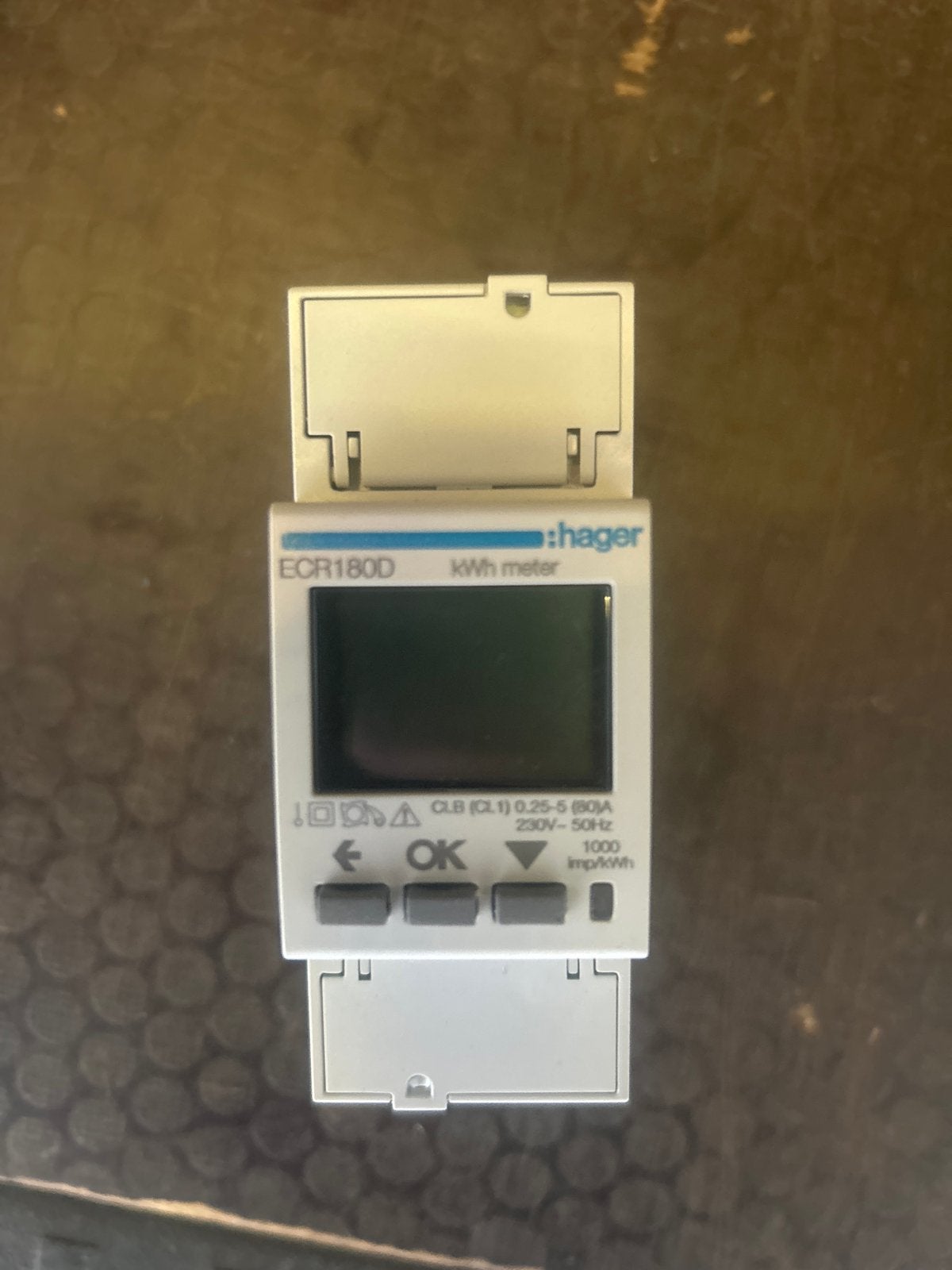 Hager ECR180D kWh meter - 11 stuks met Modbus, Ophalen of Verzenden, Nieuw, Hager, Overige typen