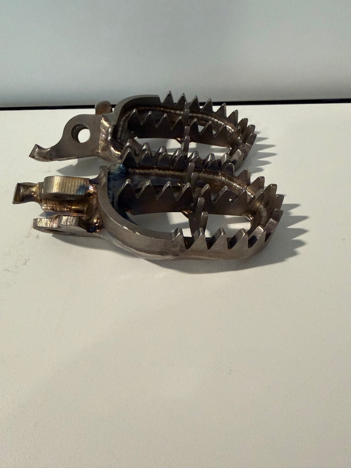 Kawasaki KXF 250/450 titanium voetsteunen, Motoren, Ophalen of Verzenden, Gebruikt