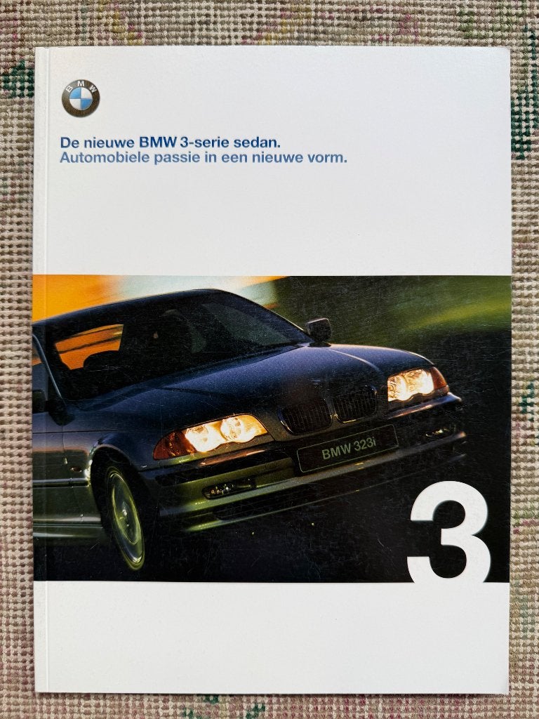 Nederlandse brochure folder BMW 3-serie E46 1998 nieuw, Nieuw, Ophalen of Verzenden, BMW, BMW