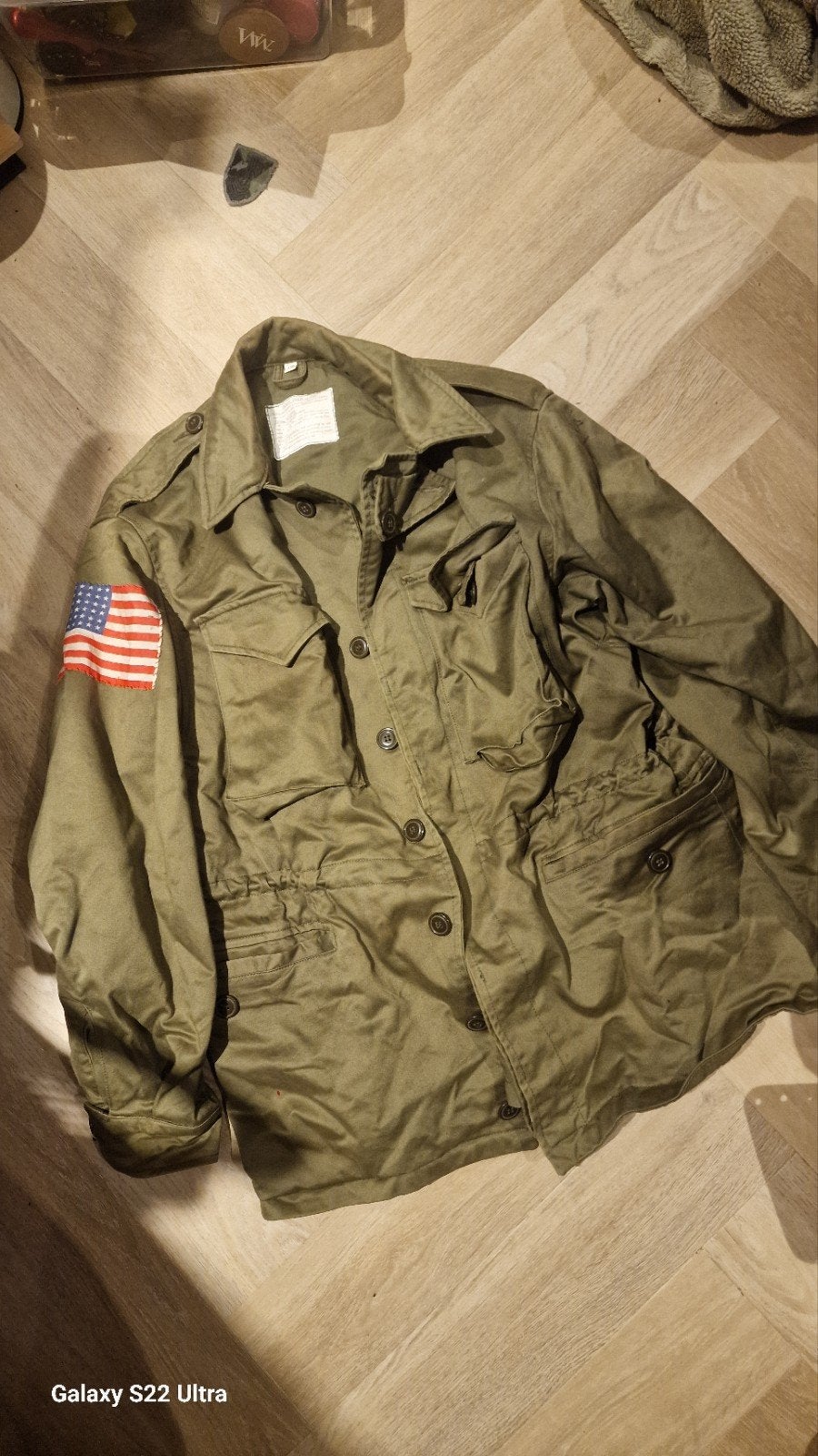 M43 Jacket QMI - Zo goed als nieuw US wo2, Ophalen of Verzenden