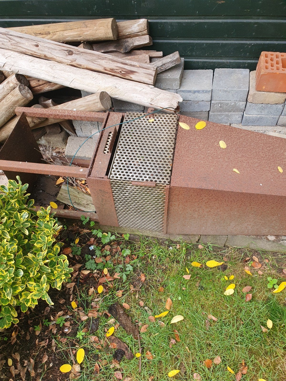 Roestige vuurkorf/vuurton voor sfeervolle avonden, Tuin en Terras, Vuurkorven, Ophalen