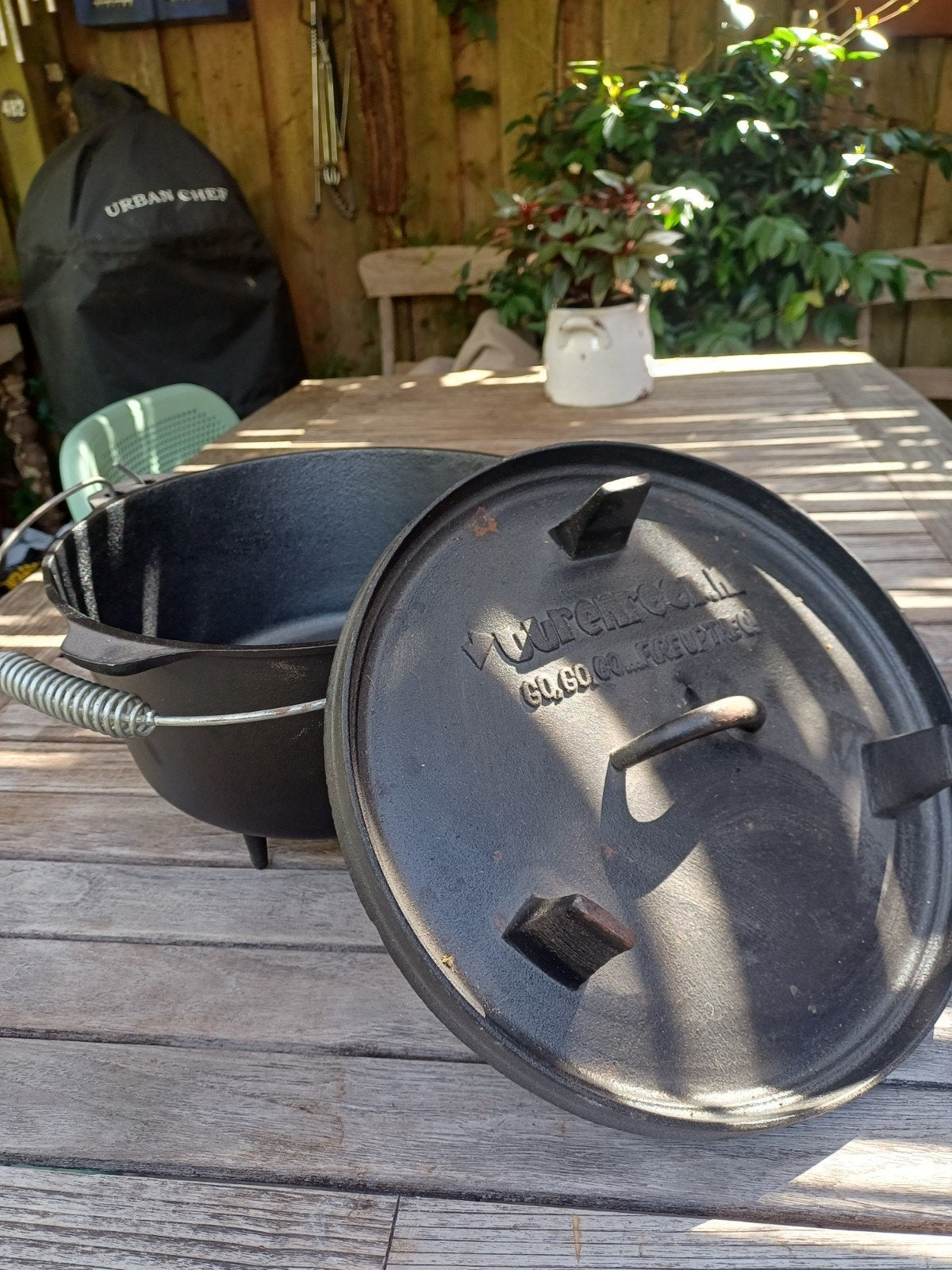 Dutch oven, Ophalen