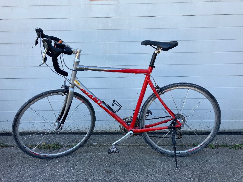 Giant racefiets 56cm (maat L), Fietsen en Brommers, Fietsen | Racefietsen, Ophalen, 28 inch, Gebruikt, Velgrem