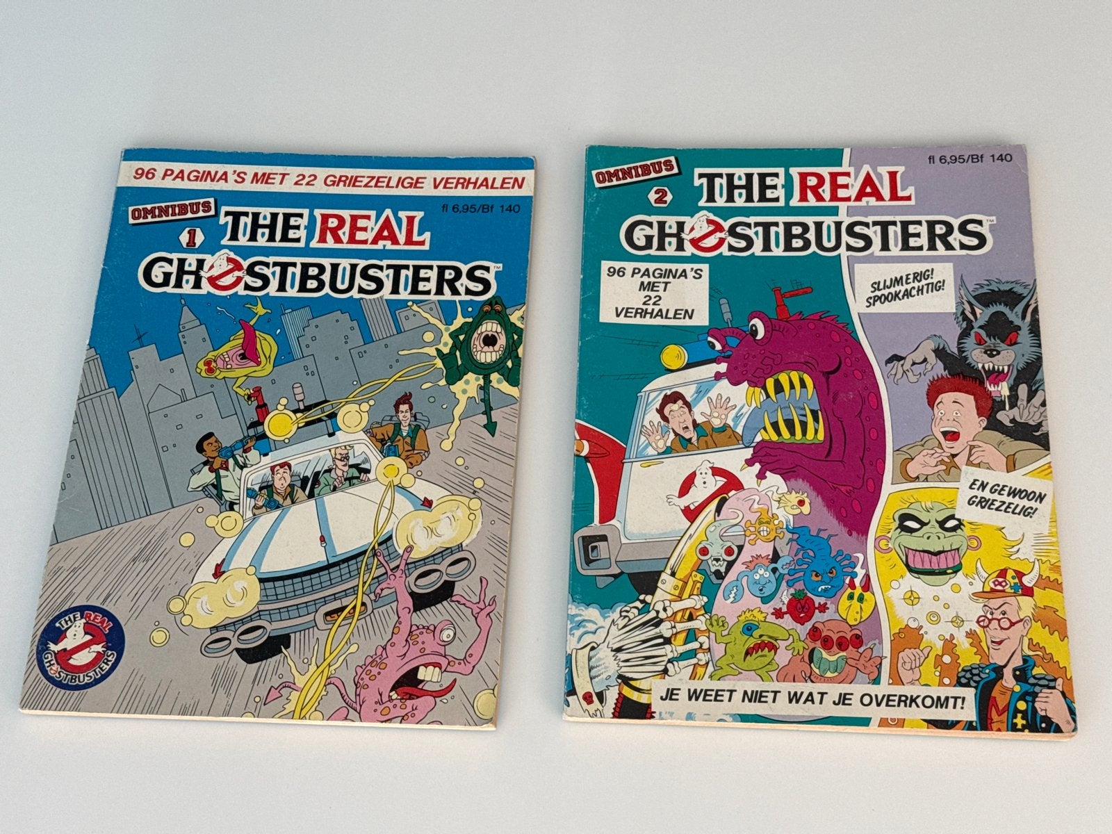 The Real Ghostbusters Omnibus 1 & 2 Stripboeken, Boeken, Meerdere stripboeken, Ophalen of Verzenden, Gelezen