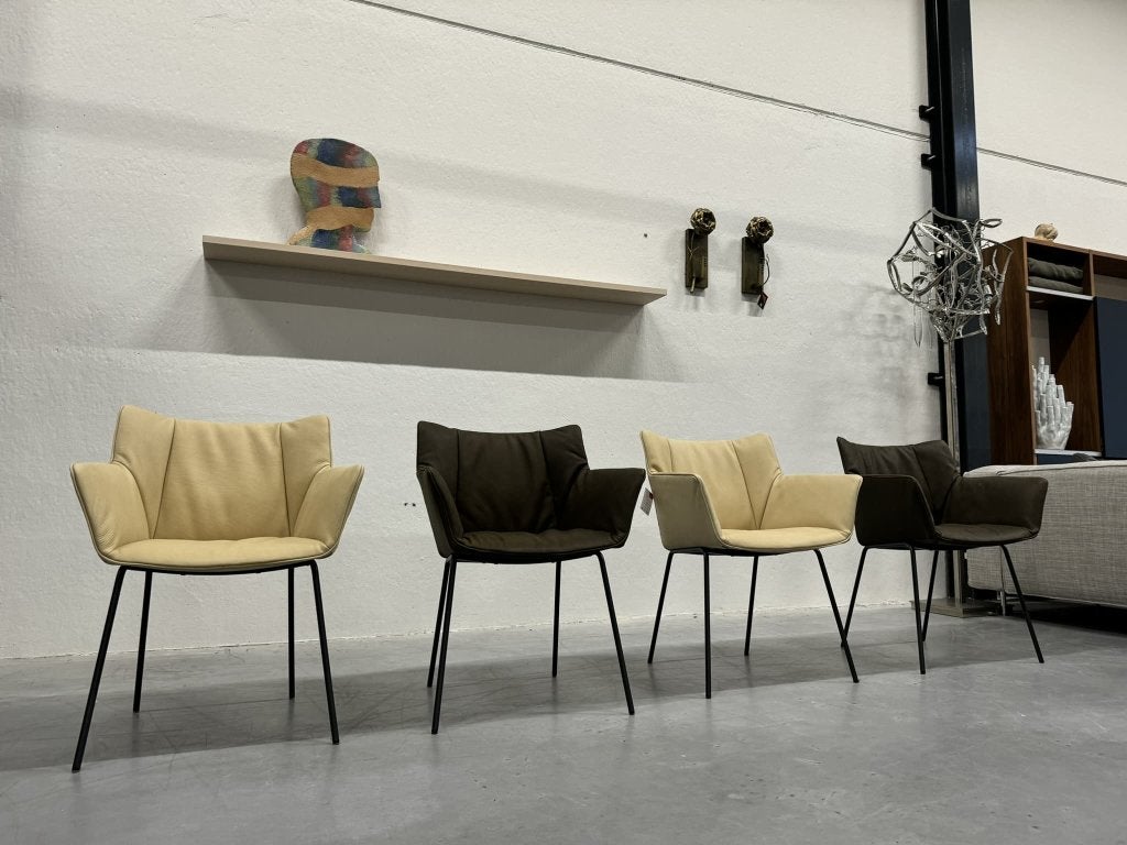 4 Nieuw Label van den Berg Gustav Eetkamerstoelen Stoel