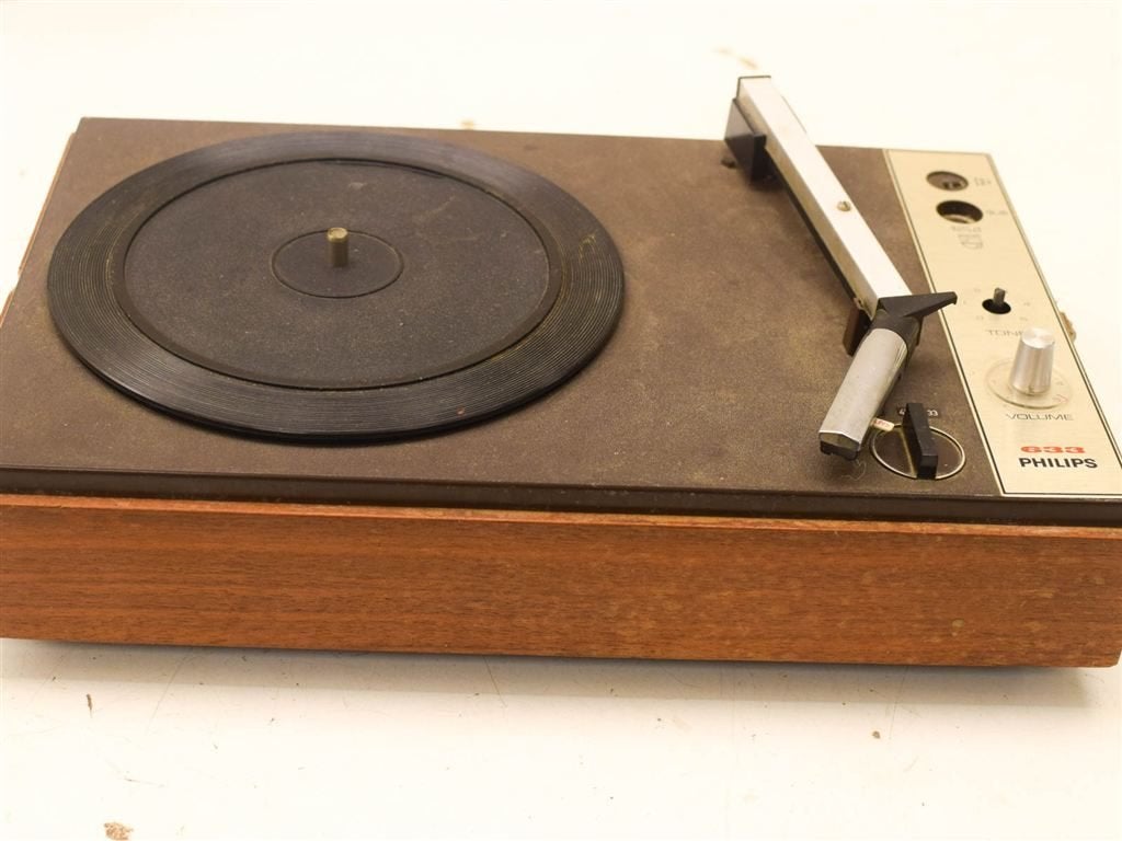Philips 633 draagbare platenspeler 51645, Ophalen of Verzenden, Gebruikt, Thorens