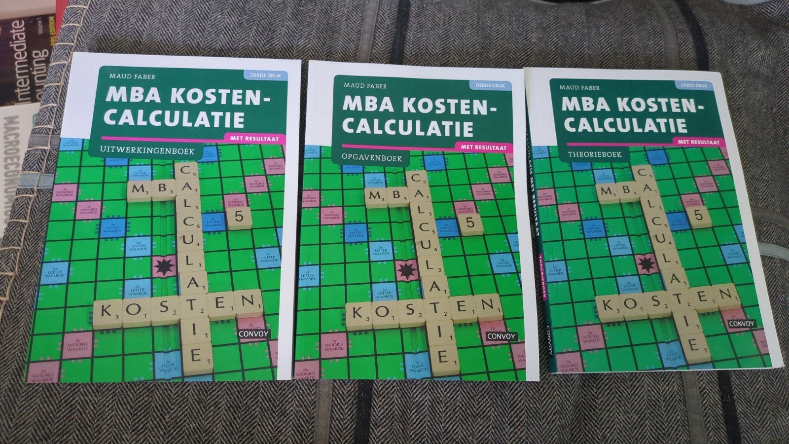 MBA Kosten-Calculatie Boeken (3-delig), Boeken, Ophalen, HBO, Zo goed als nieuw, Gamma