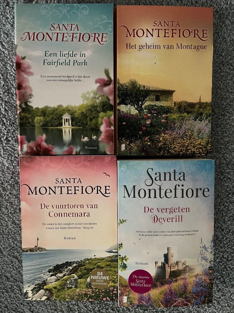 4 Nederlandse boeken van Santa Montefiore, Gelezen, Ophalen of Verzenden, Santa Montefiore, Nederland