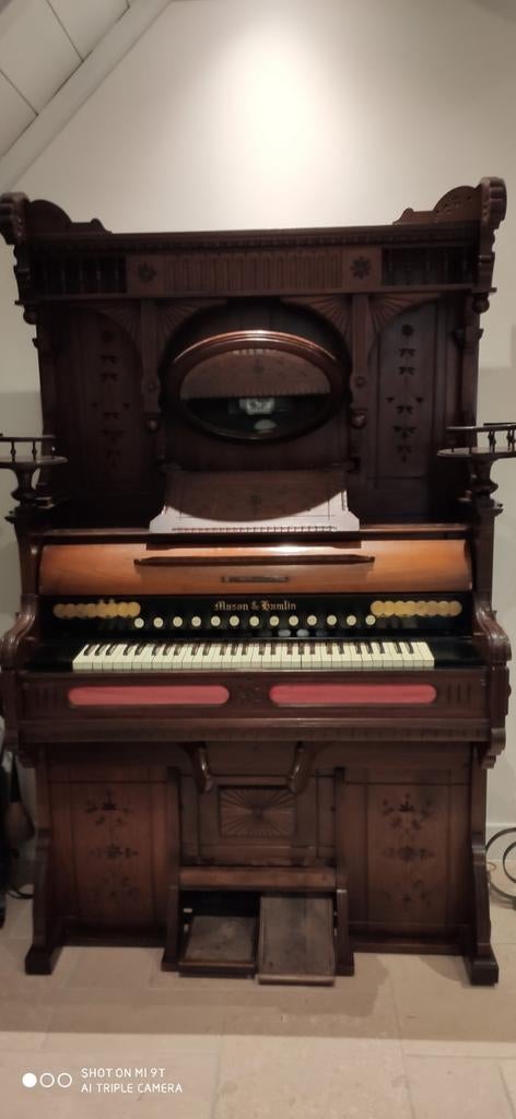 Prachtig antiek Mason & Hamlin orgel in zeer goede staat, Ophalen