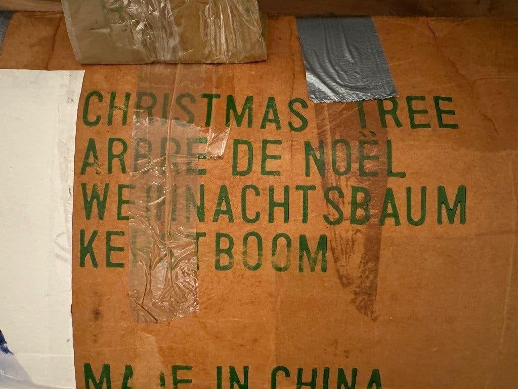 Mooie Kunst kerstboom, 215 cm hoog, Ophalen, Gebruikt