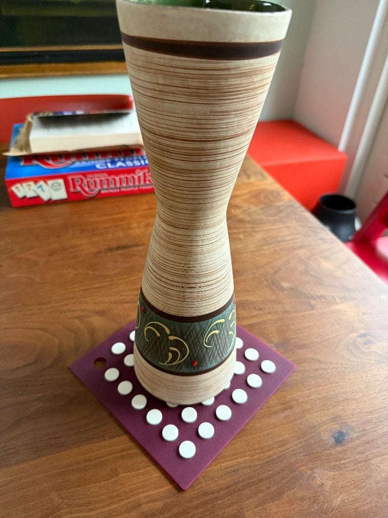 West Germany Sixties vaas Scheurich keramiek, Ophalen, Meerkleurig, 30 cm, Zo goed als nieuw