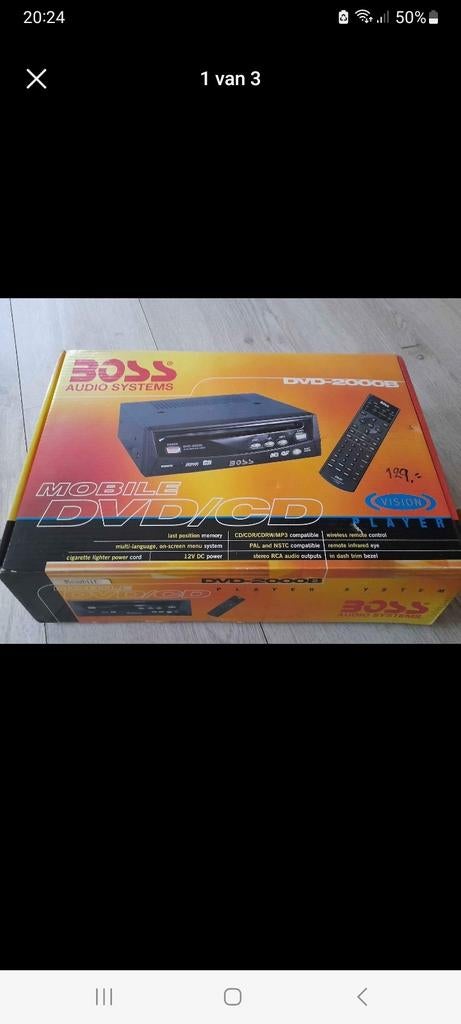 Nieuw Boss DVD Audio Systeem, Ophalen of Verzenden, Nieuw