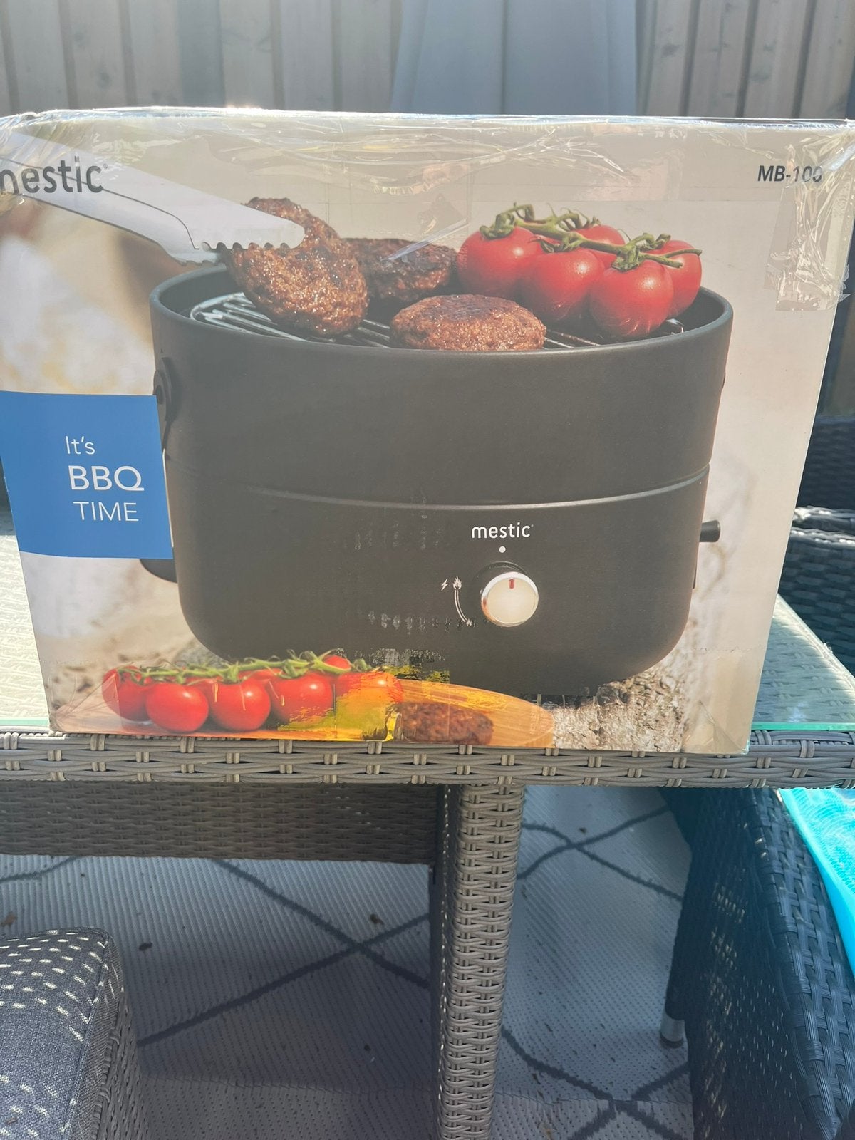 Mestic MB-100 Tafelbarbecue, Ophalen of Verzenden, Nieuw
