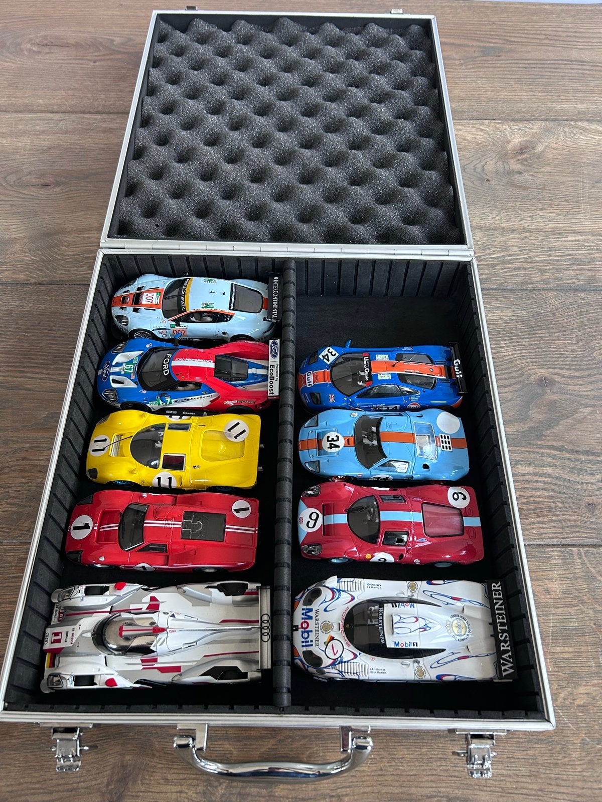 Collectie van 9 raceauto's voor Scalextric racebaan, Ophalen of Verzenden, Zo goed als nieuw, Elektrisch, Overige merken
