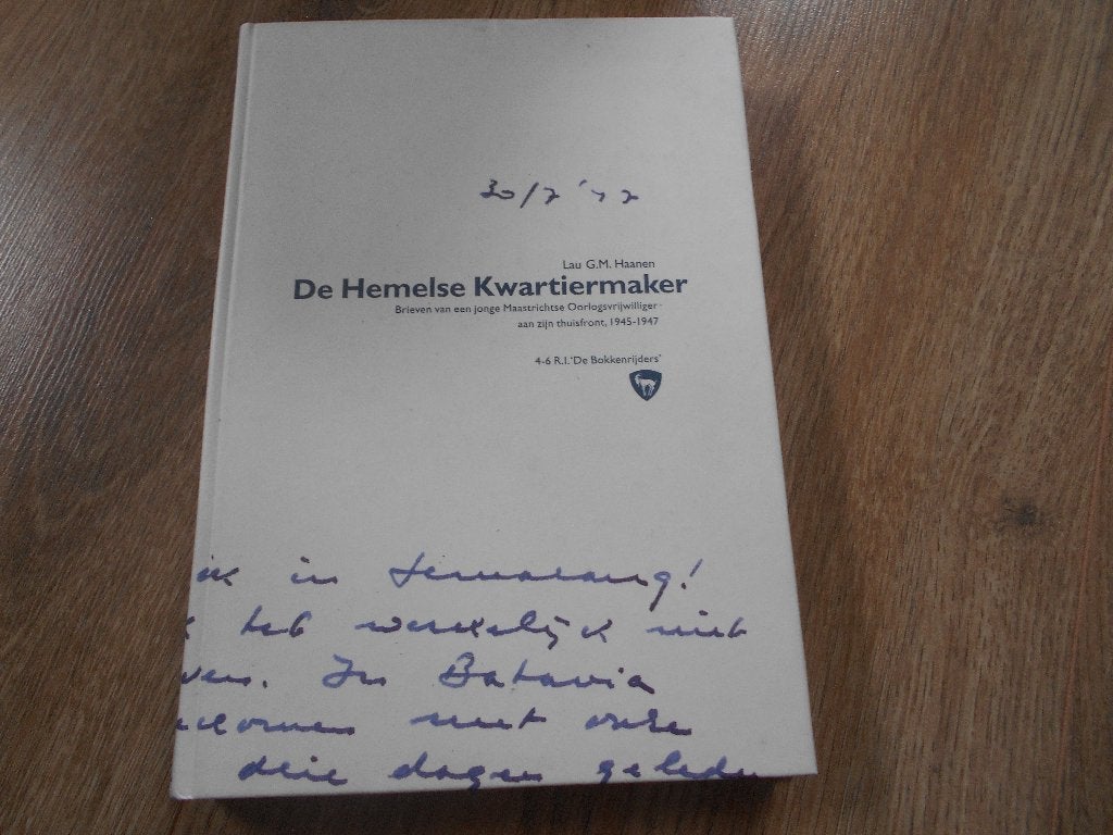 Lau G.M. Haanen De Hemelse Kwartiermaker, Ophalen of Verzenden, Tweede Wereldoorlog, Zo goed als nieuw, Overige onderwerpen