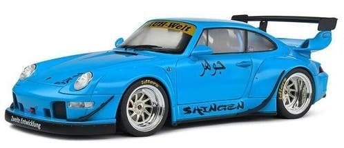 Porsche 911 (993) RWB Shingen '18, blauw - 1:18 - Solido, Solido, Solido, Rue de L' Ecusson 2, 56120 Josselin France, Nieuw