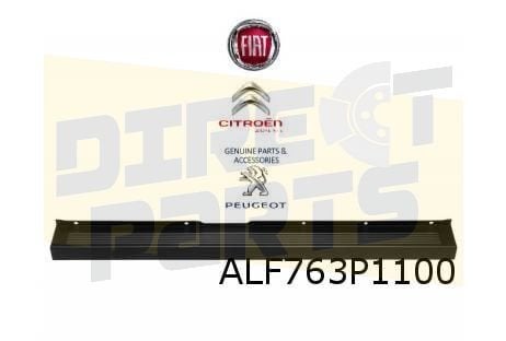 Citroën / Fiat / Peugeot achterbumper Midden (donkergrijs )
