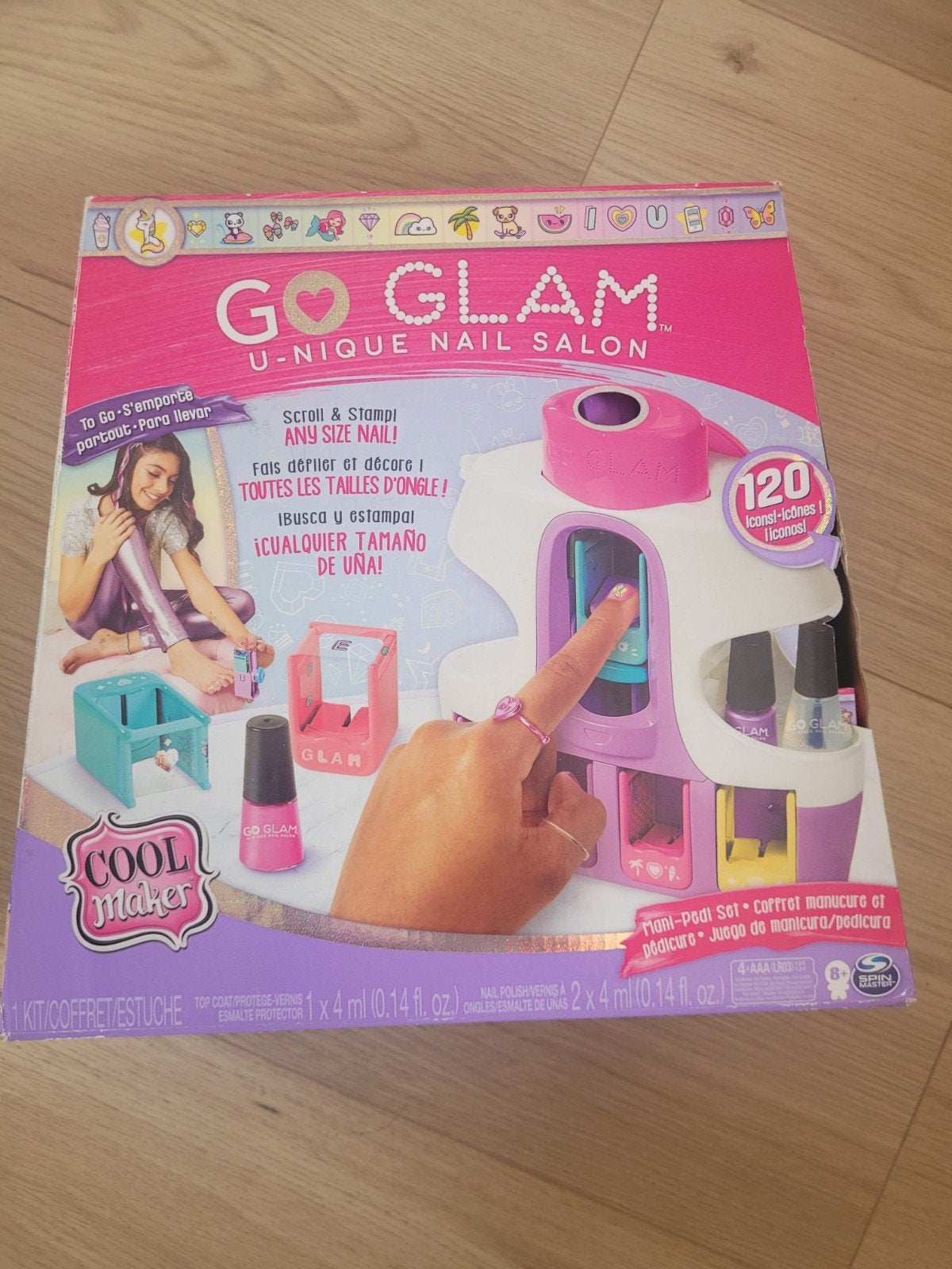Go Glam U-Nique Nail Salon - Nagelstudio voor kinderen, Ophalen, Zo goed als nieuw, Knutselen