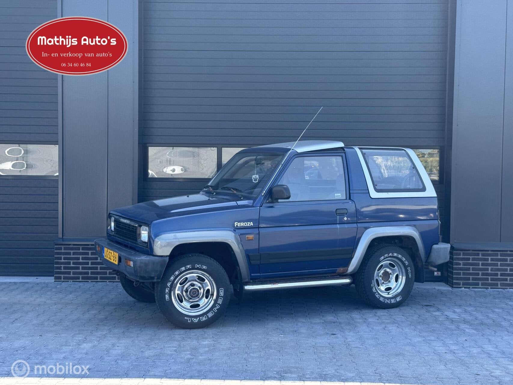 Daihatsu Feroza 1.6 Cabrio-Top EL 4x4, Feroza, 1300 kg, 4 cilinders, Origineel Nederlands