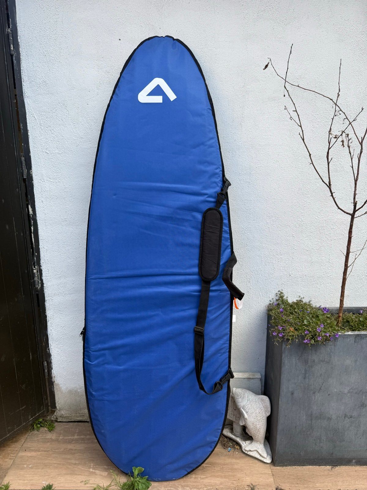 Atlantic Softtop Surfboard met Draagtas en Leash, Watersport en Boten, Golfsurfen, Ophalen, Zo goed als nieuw, Funboard, Met draagtas