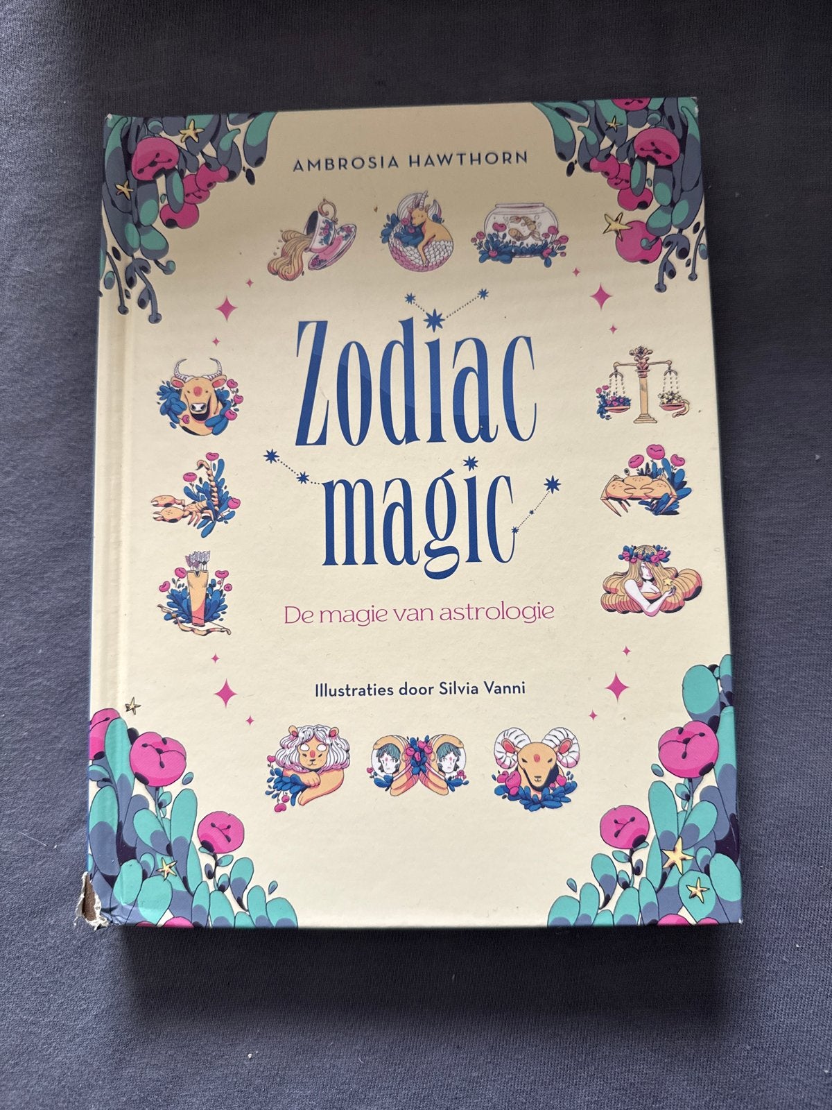 Zodiac Magic: De magie van astrologie - Ambrosia Hawthorn, Boeken, Ophalen of Verzenden, Zo goed als nieuw, Astrologie, Instructieboek