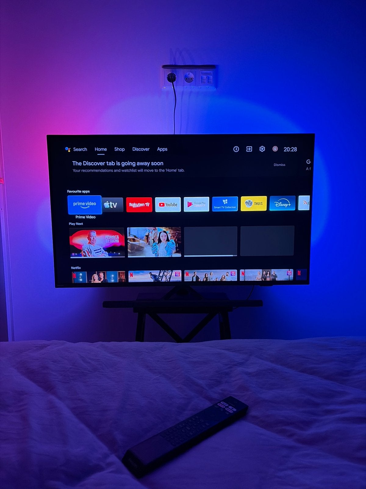 Philips TV 40 inch - Smart TV met Ambilight, Philips, Ophalen of Verzenden, Zo goed als nieuw, 100 cm of meer