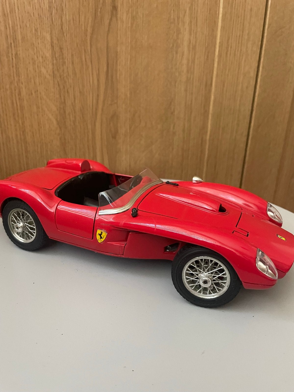Ferrari 250 Testa Rossa 1957 Schaalmodel 1:18, Hobby en Vrije tijd, Ophalen of Verzenden, Gebruikt, Auto, Bburago