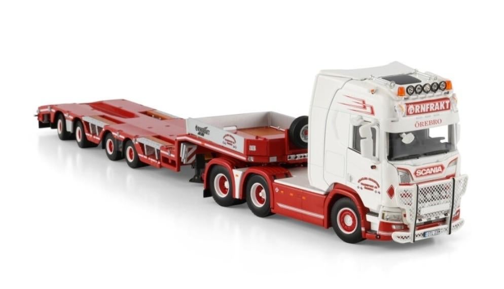 WSI SCANIA R HIGHLINE 6X2 + DIEPLADER CHRISTER TRANSPORT, ., Nieuw, Ophalen of Verzenden, Bus of Vrachtwagen