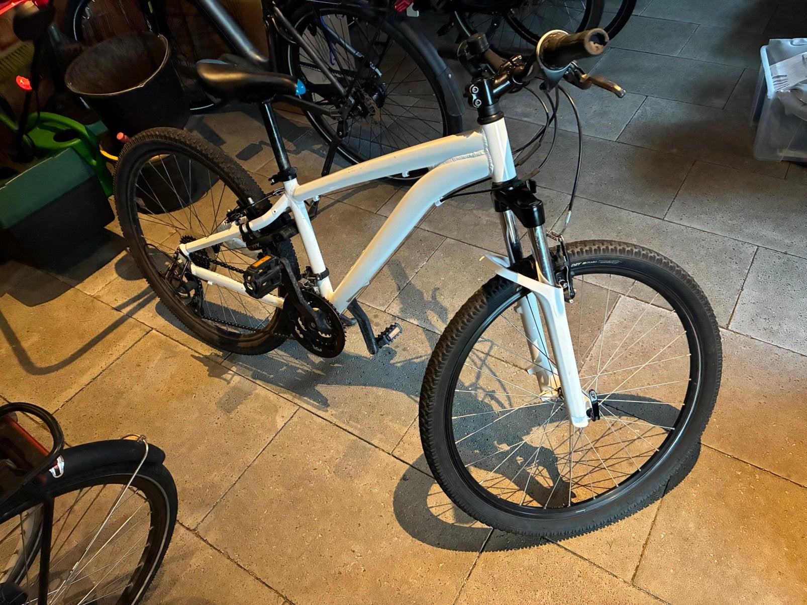 MTB Rockrider ST100 - Wit XS, Fietsen en Brommers, Fietsen | Mountainbikes en ATB, Gebruikt, Hardtail, 53 tot 57 cm, Ophalen