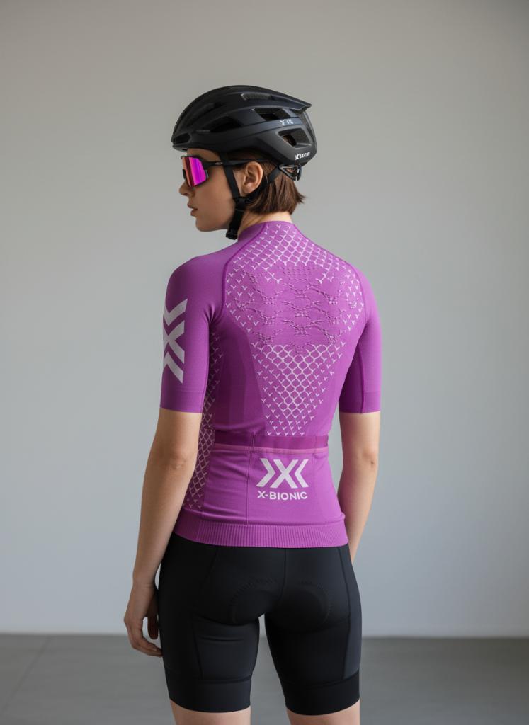 X-Bionic Twyce 4.0 Bike Dames Fietsshirt Wielershirt S M L, Maat 38/40 (M), Paars, Nieuw, Ophalen of Verzenden
