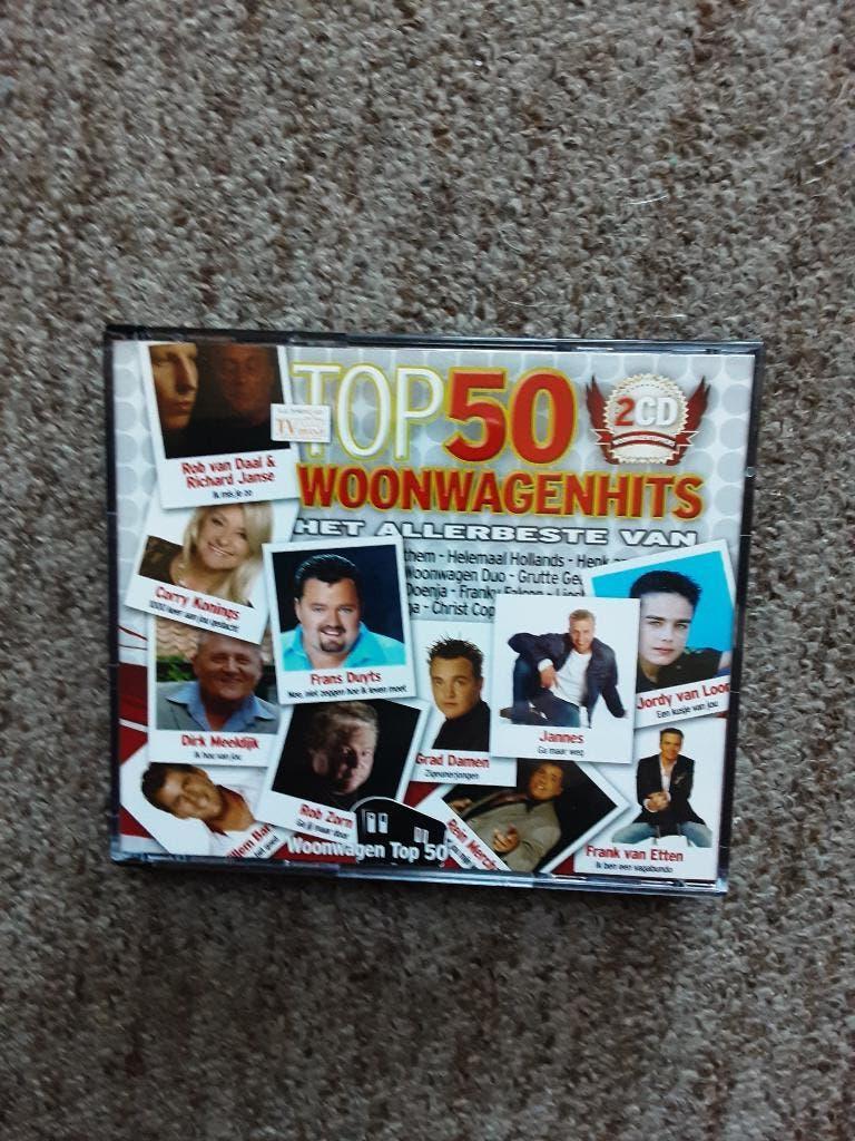 2 CD BOX TOP 50 Woonwagenhits, Ophalen, Zo goed als nieuw, Levenslied of Smartlap, Boxset