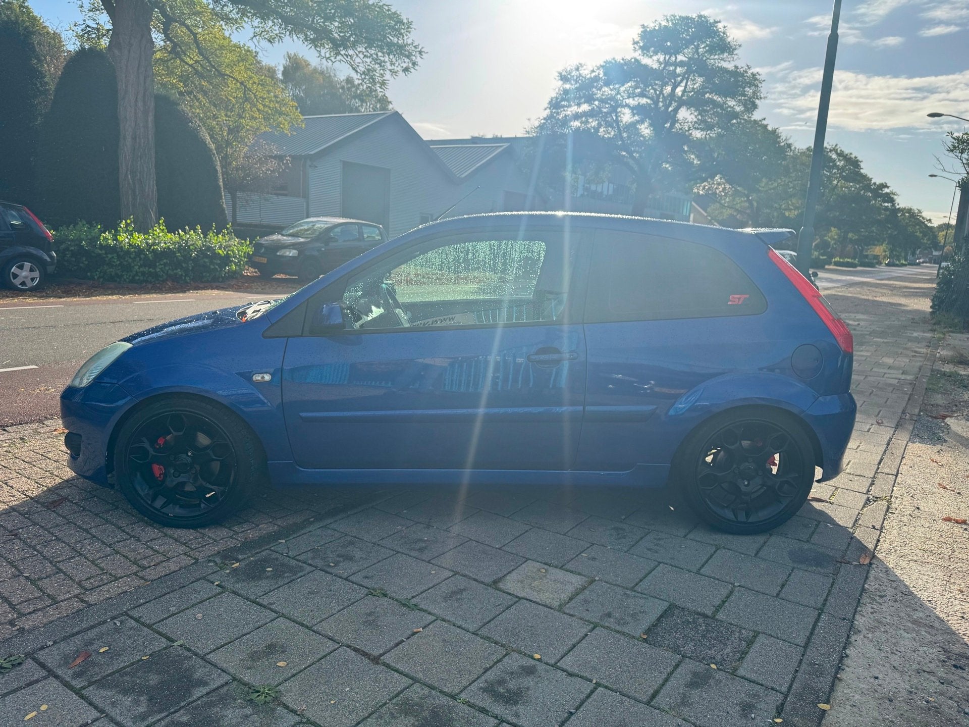 Ford Fiesta 2.0-16V ST A-C Elek Pakket 17” Bluetooth, Auto's, Voorwielaandrijving, 4 cilinders, 150 pk, Blauw