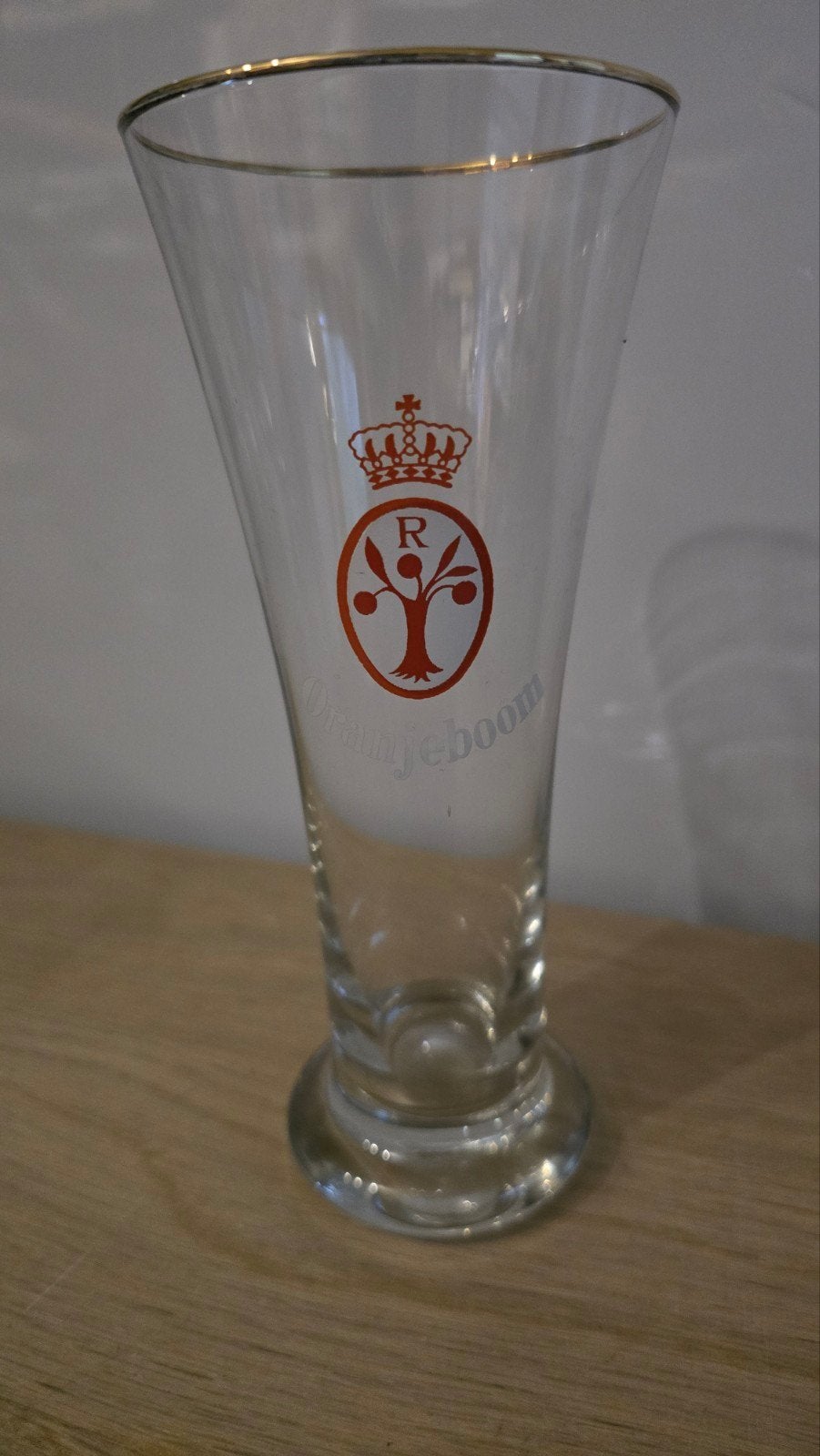 Vintage Oranjeboom Bierglas - Zeldzaam Verzamelaarsitem, Verzamelen, Ophalen of Verzenden