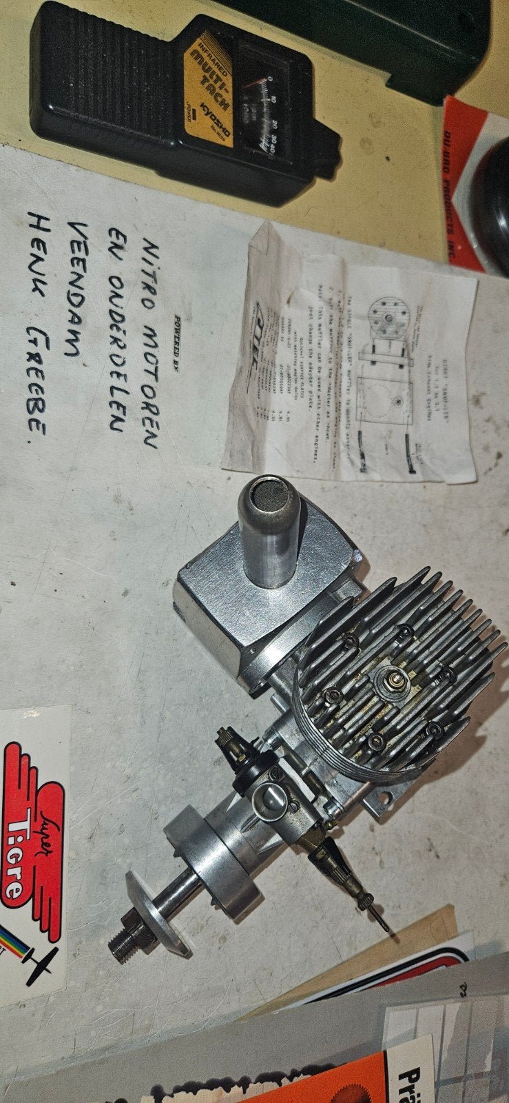 Supertigre S2000 met Giant Snuf-Ler, Ophalen of Verzenden, Gebruikt, Nitro, RTF (Ready to Fly)