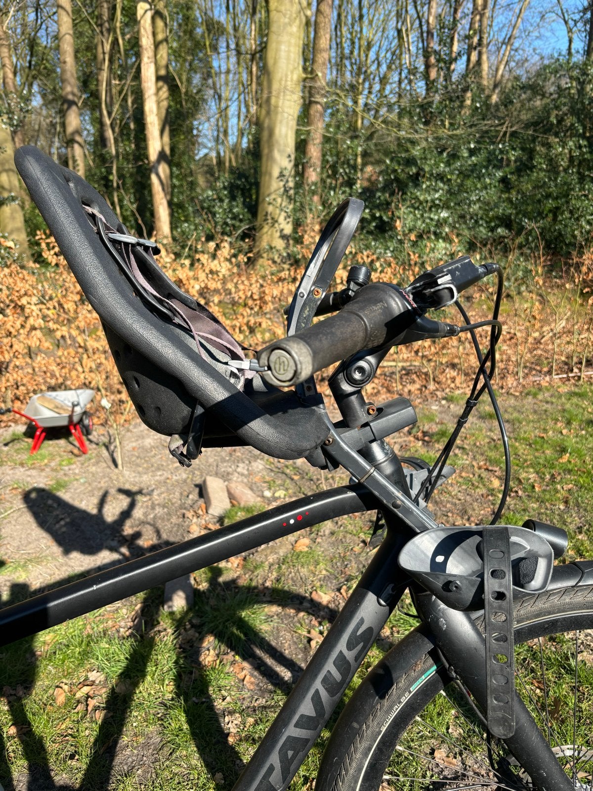 Yepp Kinderzitje Fiets Voor - Gebruikt, Ophalen, Gebruikt, Voorzitje, Voetsteuntjes
