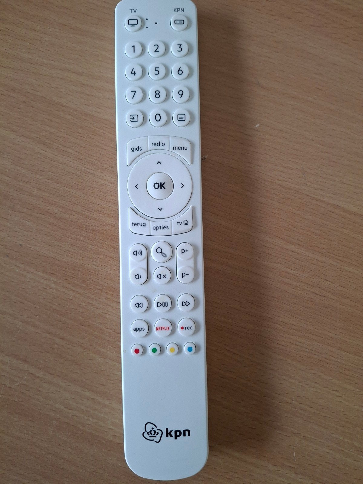 KPN afstandsbediening voor TV en ontvanger, Ophalen of Verzenden, Zo goed als nieuw, Origineel, Tv