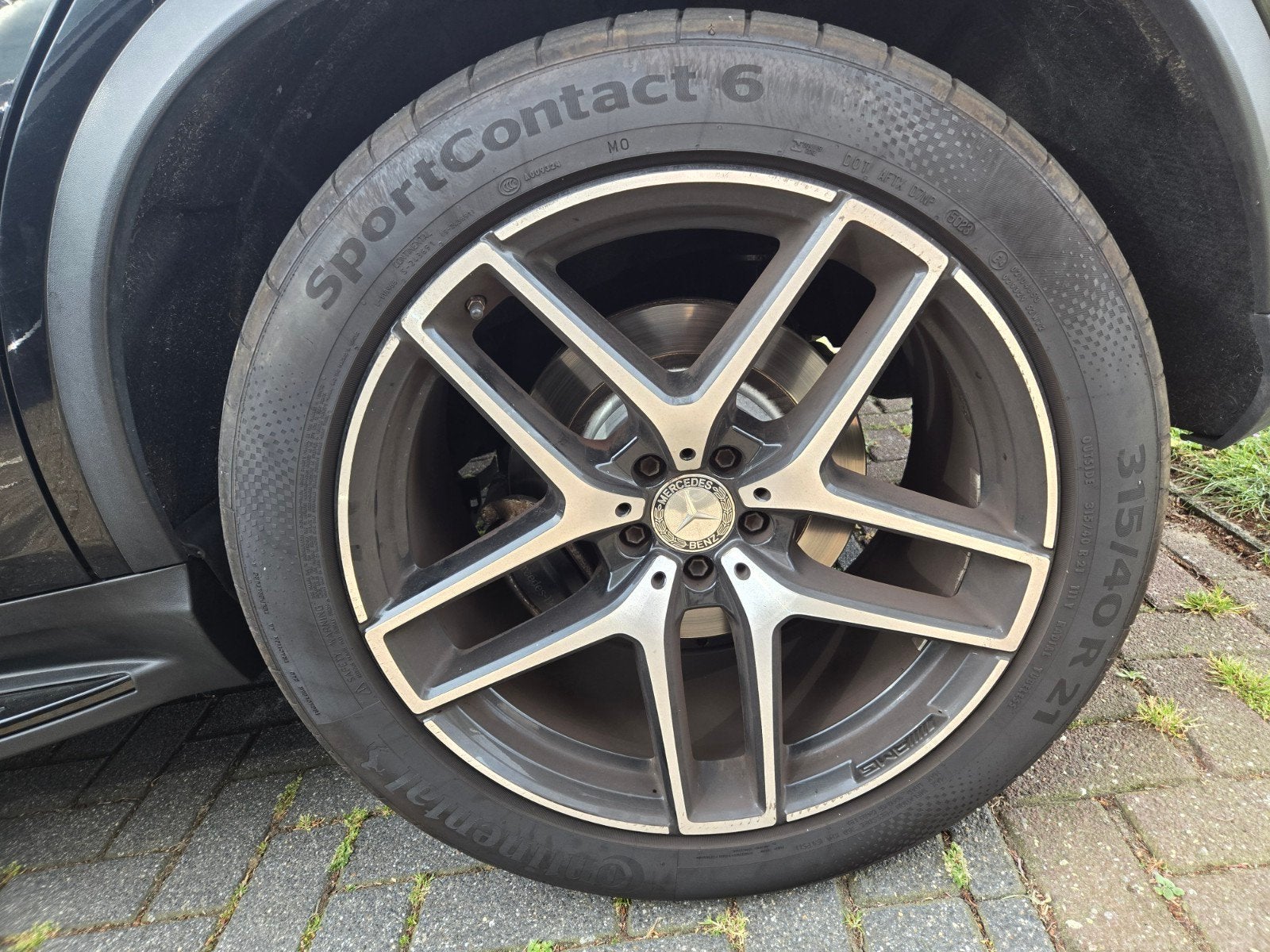 315 40 21 Continental SportContact 6, Ophalen, Gebruikt