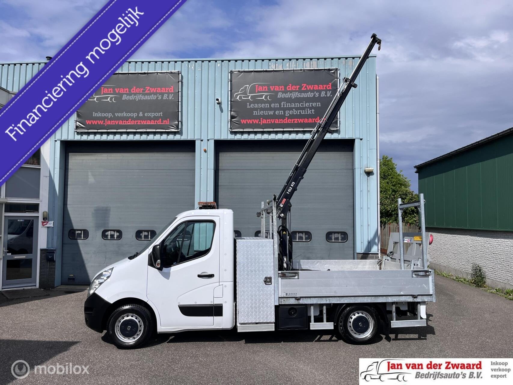 Renault Master opel movano T35 2.3 DCI Open laadbak Hydrauli, 145 pk, Gebruikt, Euro 6, 4 cilinders