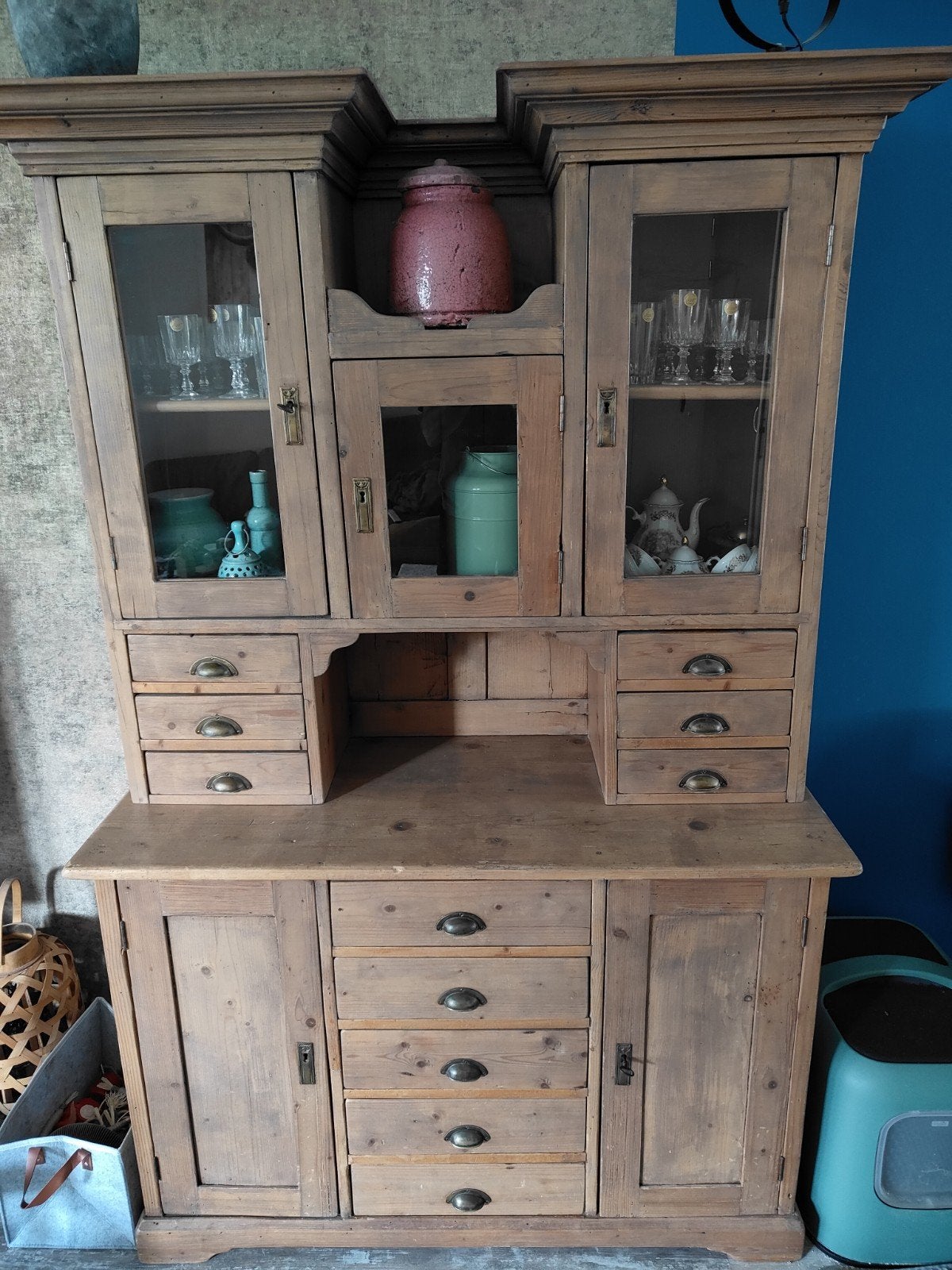 Kast, Huis en Inrichting, Kasten | Buffetkasten, Ophalen, Gebruikt, 25 tot 50 cm, 100 tot 150 cm
