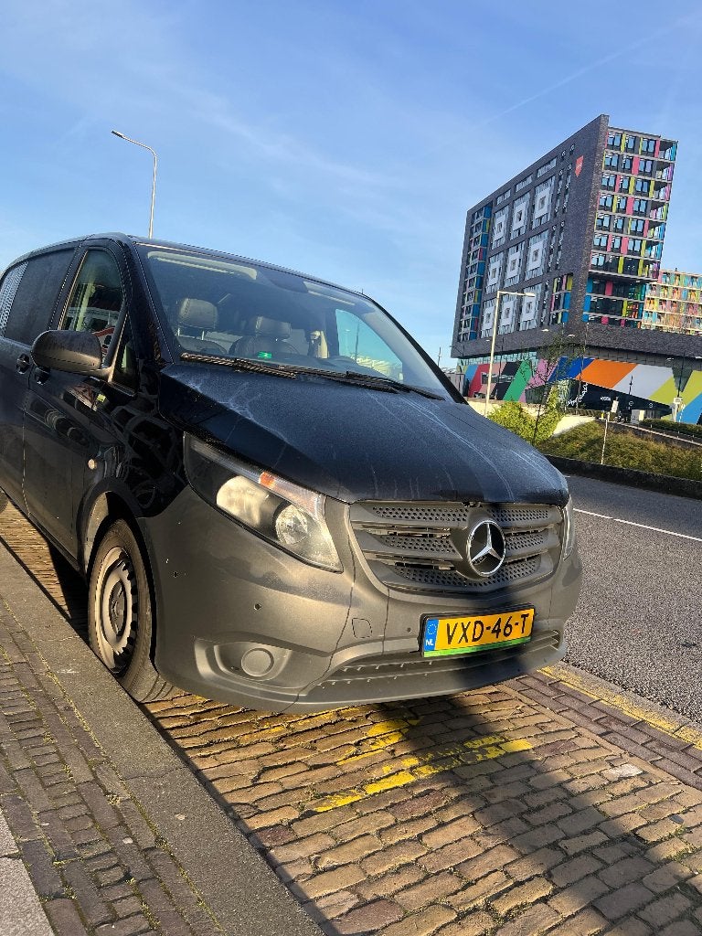 Mercedes-Benz Vito GB 116CDI K 163pk 320/2800 2017 Zwart, Auto's, Automaat, 4 cilinders, 2500 kg, Diesel