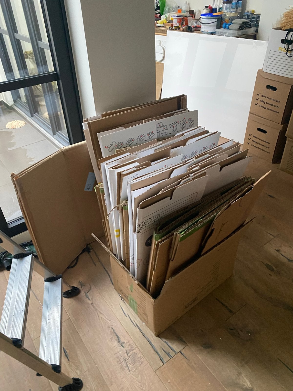 Verhuisdozen - Diverse maten, ideaal voor uw verhuizing, Ophalen, 40 tot 60 cm, Opvouwbaar, 50 tot 75 cm