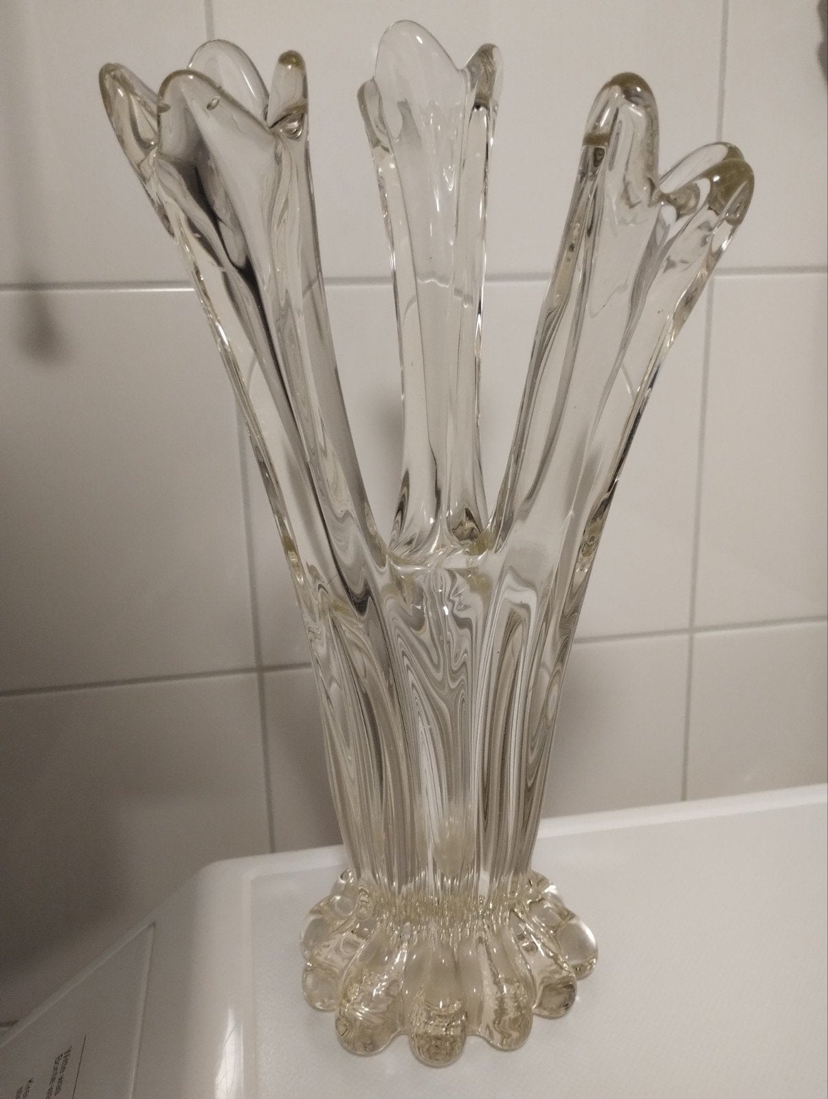 Vintage jaren vijftig Murano vaas, Ophalen of Verzenden