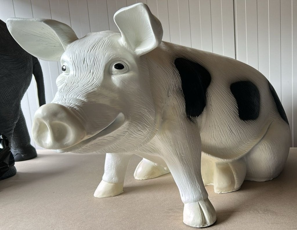 Varkens beeld varken zittend xxl Deco, Ophalen, Nieuw, Dier