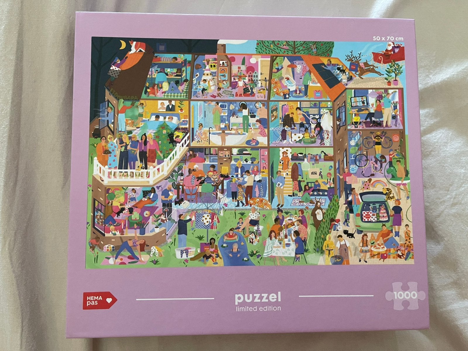 Puzzel Hema limited edition 1000 stukjes, Hobby en Vrije tijd, Denksport en Puzzels, Ophalen of Verzenden, 500 t/m 1500 stukjes