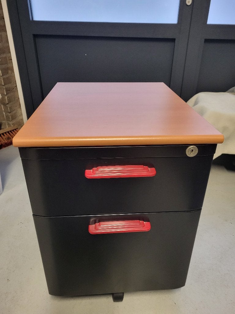 Ladeblok / Bureaukast met sleutel, Ophalen, Minder dan 50 cm, 1 of 2 laden, Zo goed als nieuw