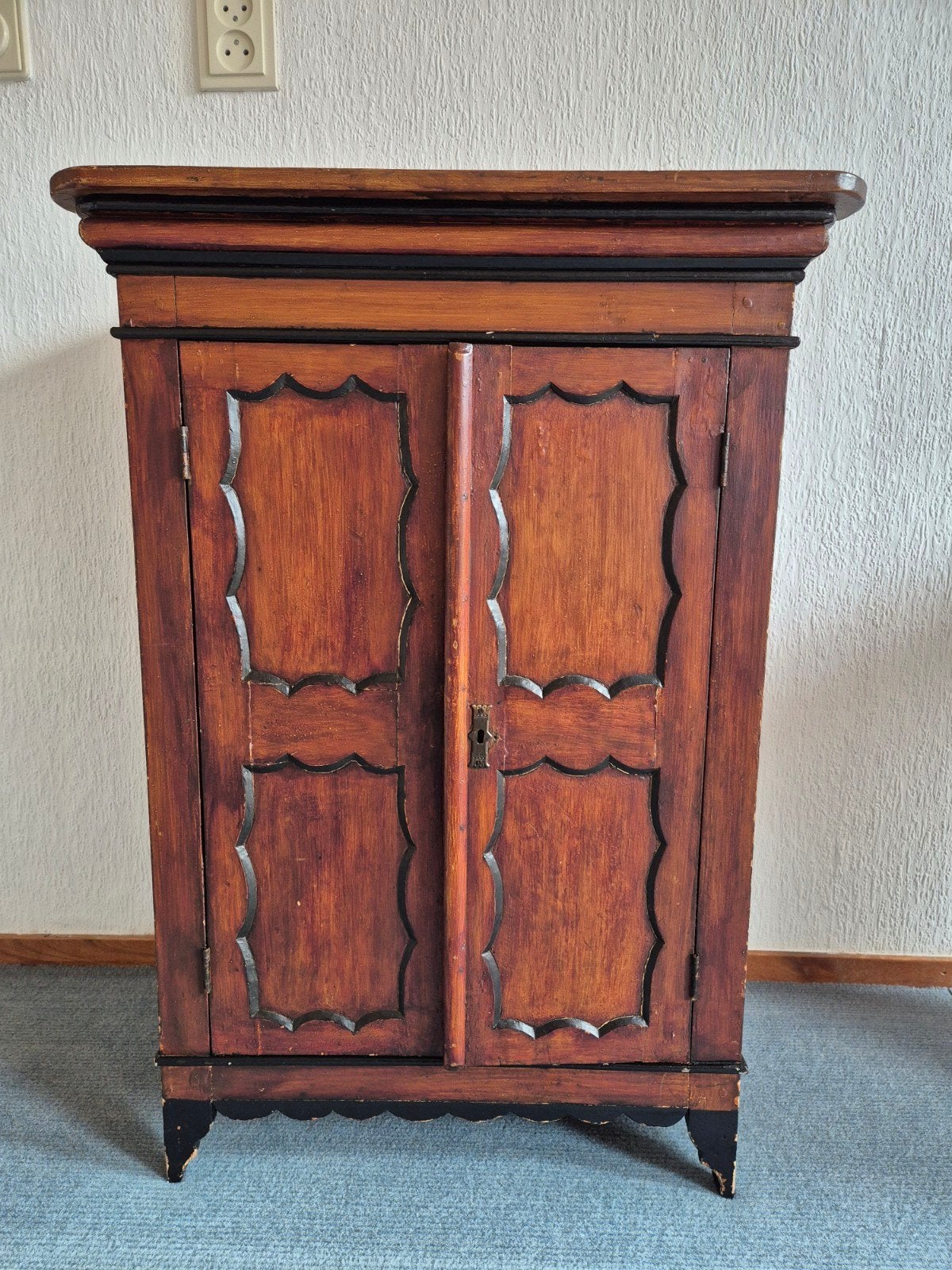 Antiek kastje massief hout, Antiek en Kunst, Ophalen