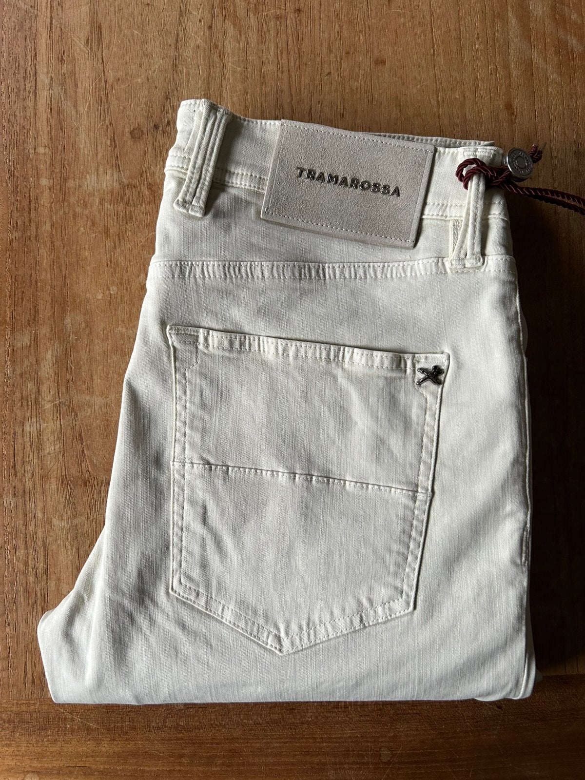 Tramarossa Leonardo Zip superstretch maat 33 Boter, Ophalen of Verzenden, Nieuw, Overige kleuren, W33 - W34 (confectie 48/50)