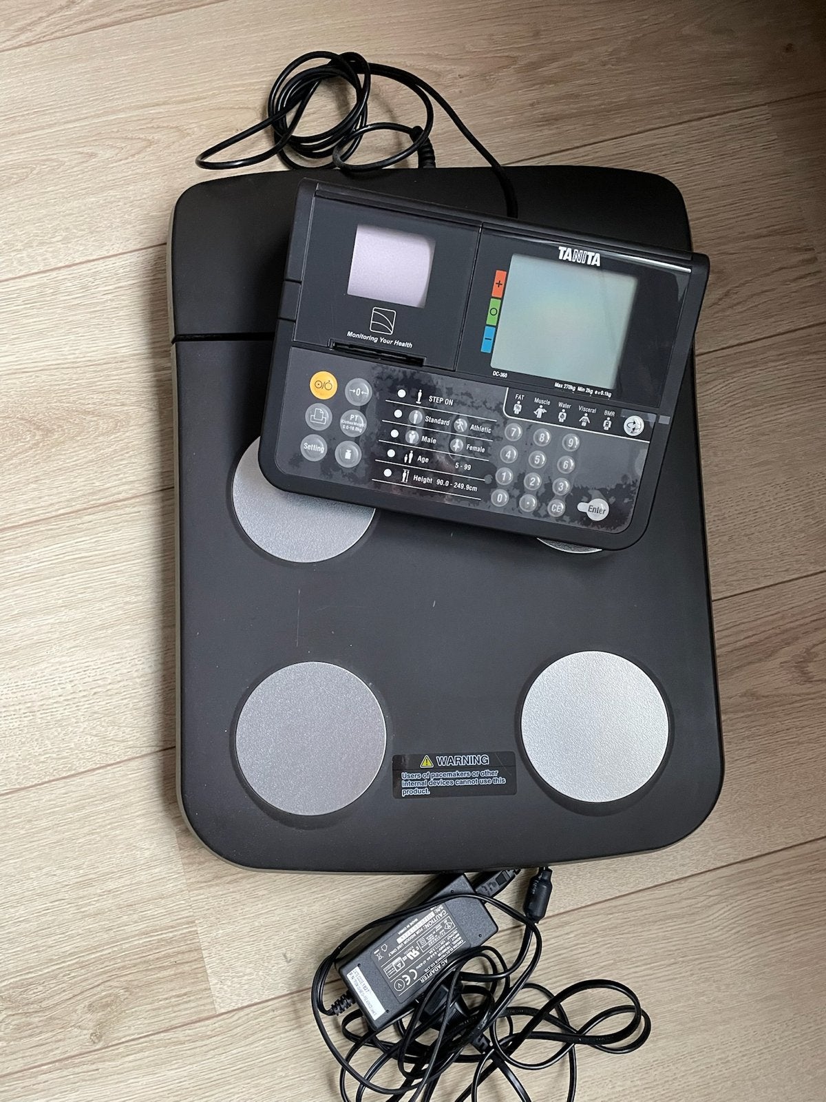 Tanita DC-360 P Professionele Lichaamsanalyse Weegschaal, Witgoed en Apparatuur, Ophalen, Minder dan 10 kg, Personenweegschaal